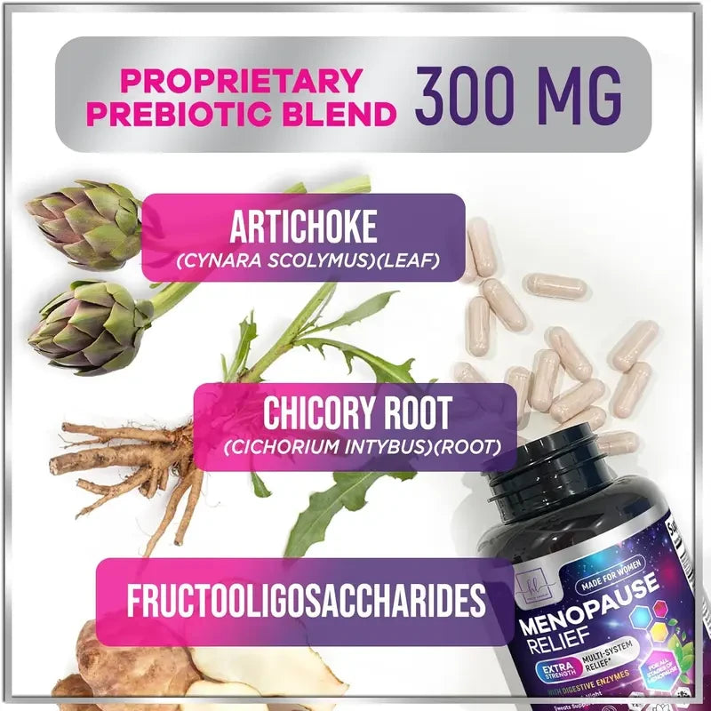 Menopause Relief Supplement for Hot Flash and Night Sweat Support