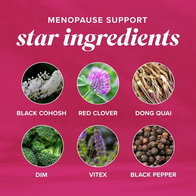 Black Cohosh Menopause Supplement for Night Sweats