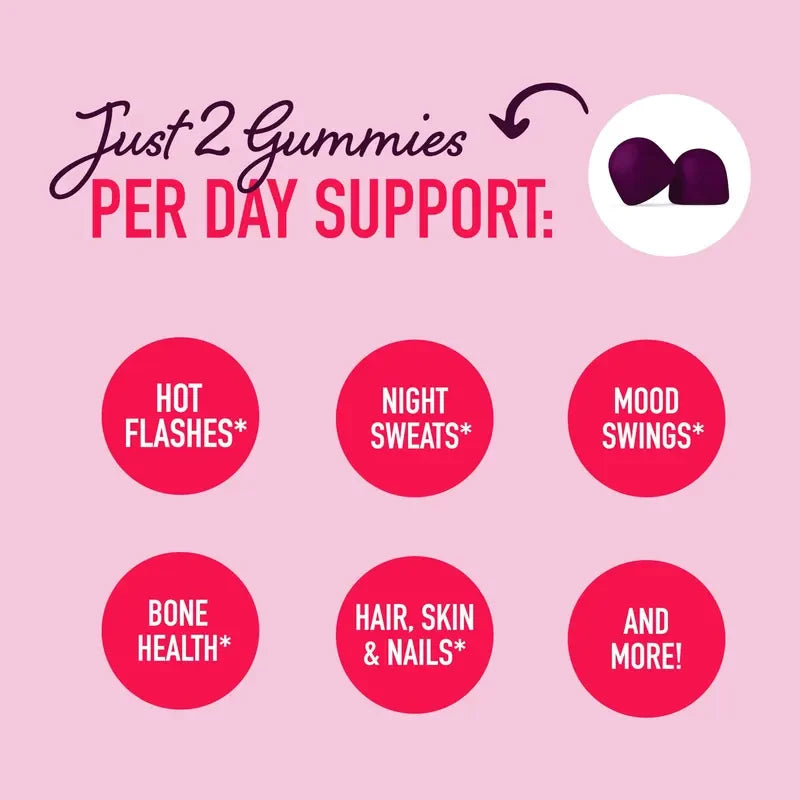 Menopause Support Gummies for Hot Flash Relief